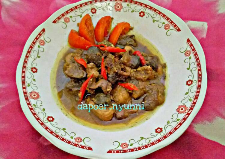 resep Tongseng Ati, Ampela & Tetelan ayam