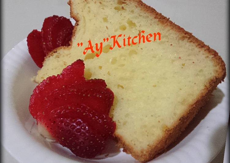 cara membuat Cream Cheese Chiffon Cake