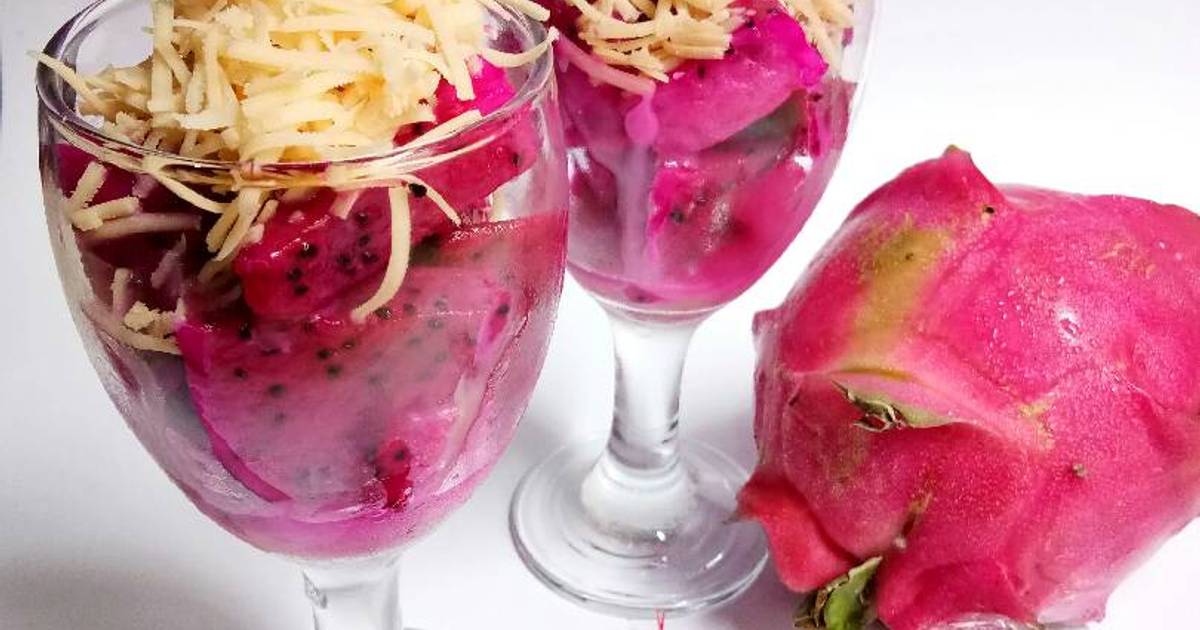 1 548 resep salad buah keju susu  enak dan sederhana Cookpad