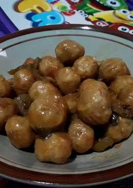 Bakso Tempe Asam Manis