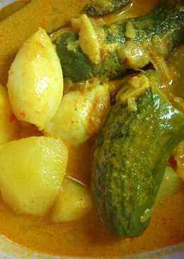 Gulai cumi terung kentang