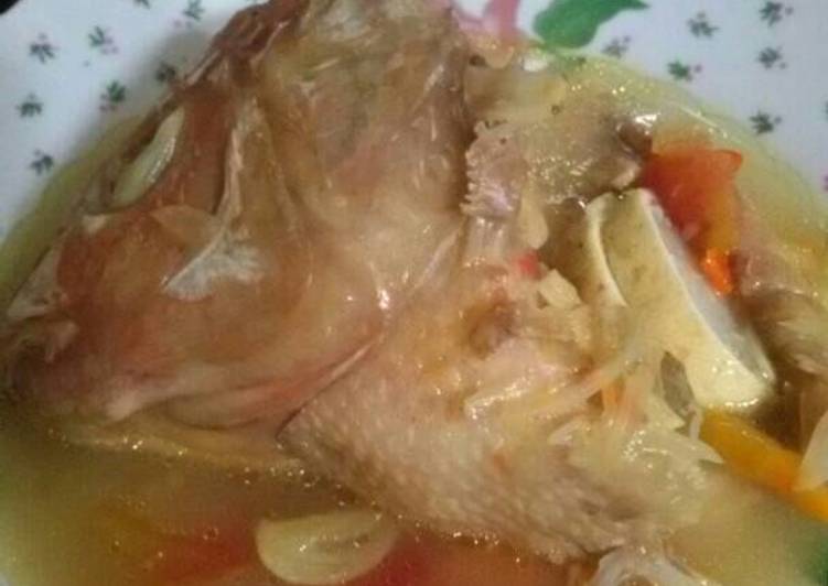 resep masakan Sup kepala kakap