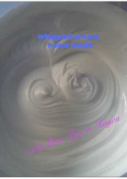 Whipped cream home made