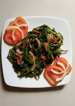 Cah Kangkung Bawang Bombay