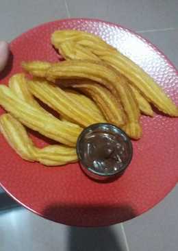Churros saus coklat homemade