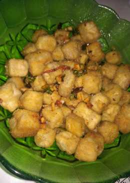 Tahu cabe garam simple