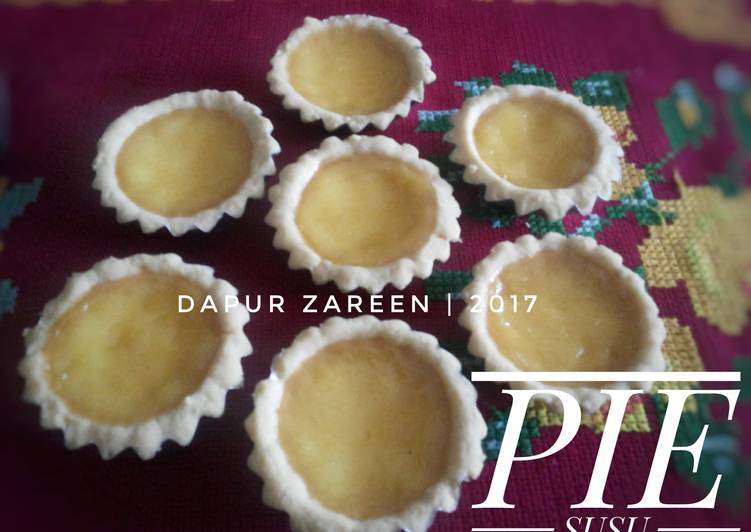 resep masakan Pie susu gurih renyaah bgt