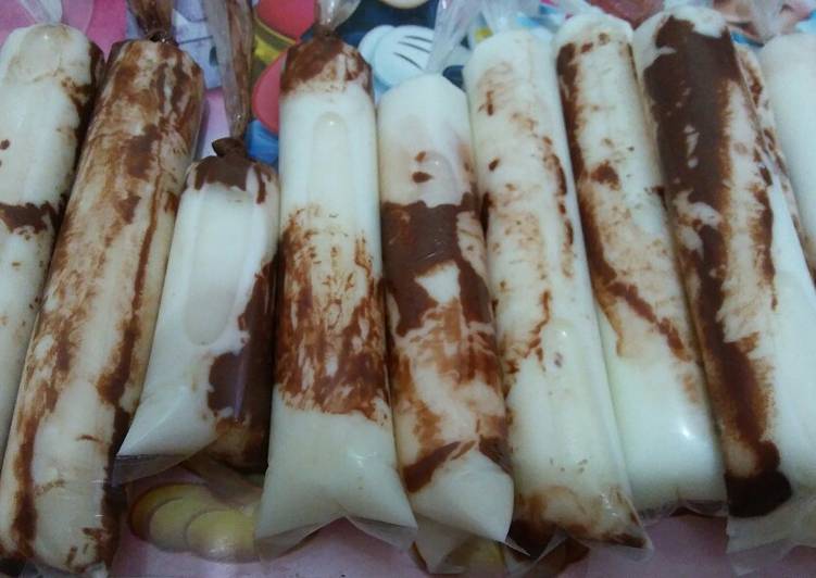 resep masakan Es mambo coklat susu