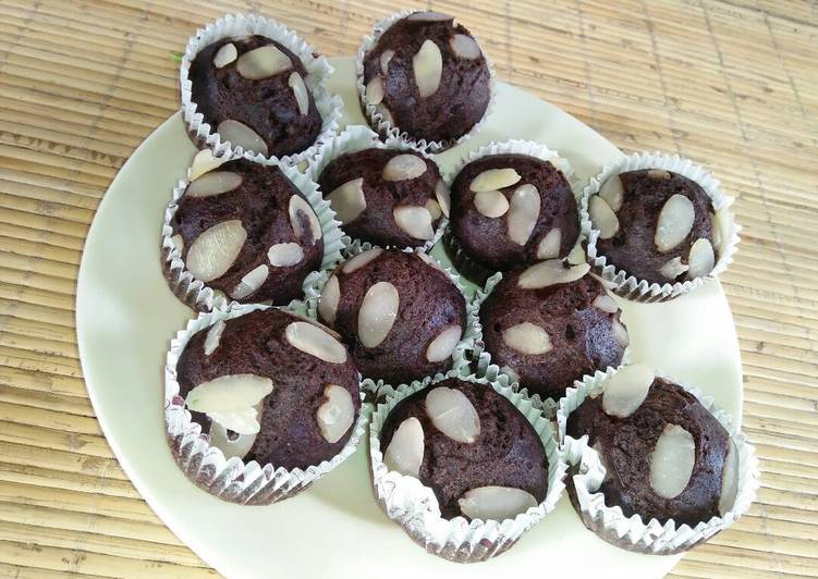 gambar untuk cara membuat Muffin coklat kukus