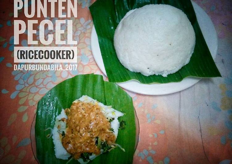 resep lengkap untuk Punten Pecel (Ricecooker)