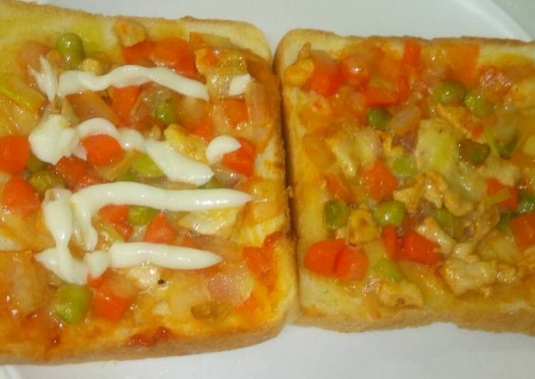 Resep Pizza ?? roti tawar Oleh Mia Shary