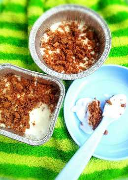 Cheese Cake Biskuit Lumer versi Batita #mp asi.cemilan#