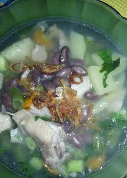 Sop ayam kacang merah