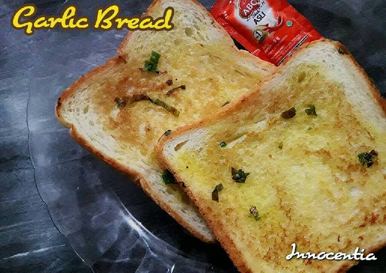 cara membuat Garlic Bread/Roti Bawang Simple Enak