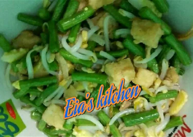 Resep Tumis kacang panjang - Eia's kitchen