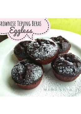 Brownise Tepung Beras (Eggless)