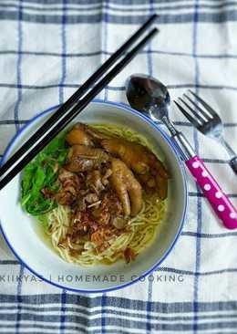 Mie ayam ceker homemade