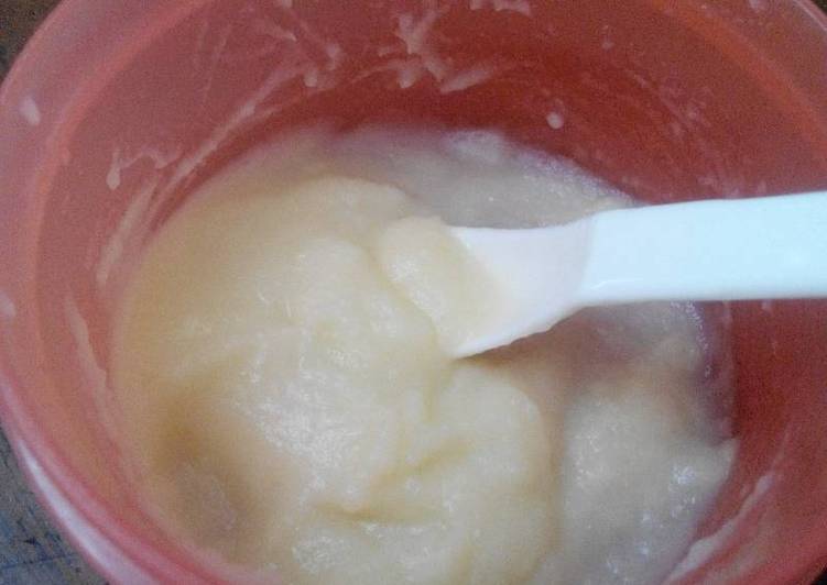 resep Mpasi 6m. Pure kenSu.. Kentang susu