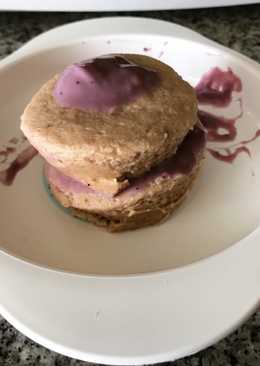 Strawberry cake topping yoghurt bluberry mpasi 1y+