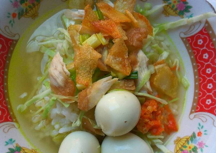 Resep Soto ayam bening Tanpa santan By mamluatul hani'ah