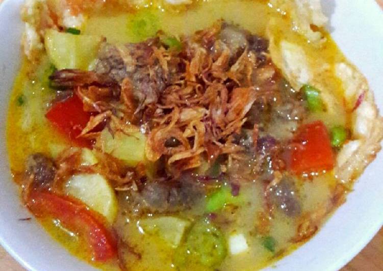 resep makanan Soto Betawi