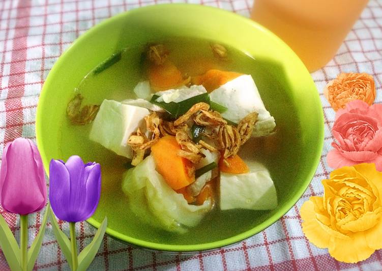 Resep Sup tahu daging ?????? Karya lisra