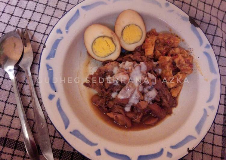 Gudeg bumbu iris recipe main photo