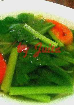 Sayur bening sawi hijau