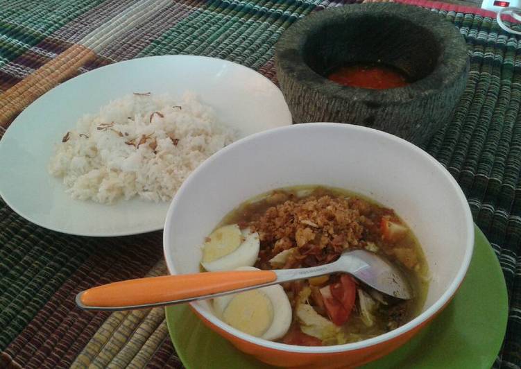 Resep Soto koya pedas Dari Reni Kusuma (rheikusu)