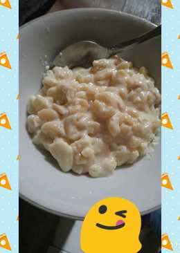 Mpasi macaroni ayam carbonara 1 year +
