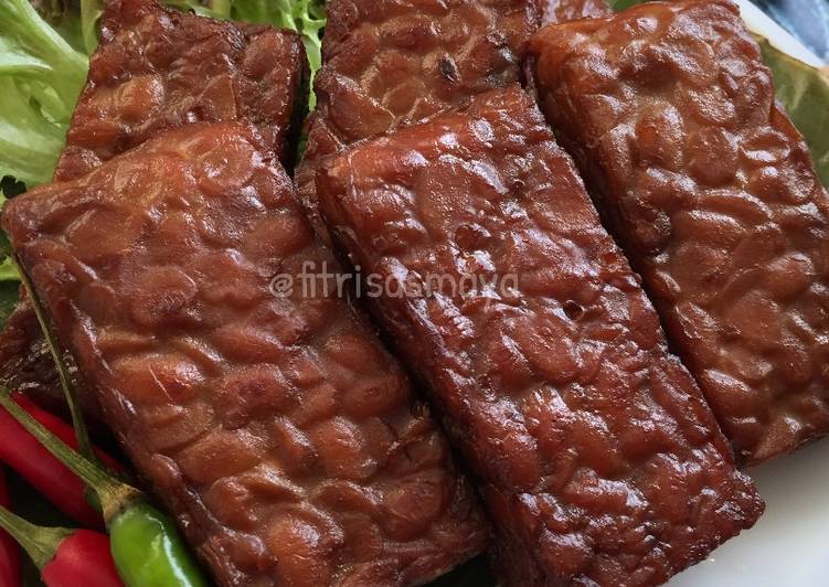 resep masakan Tempe Bacem (#pr_adakecapmanisnya)