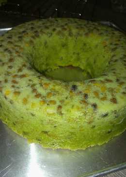 Bolu pandan kacang hijau