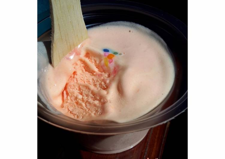 resep lengkap untuk Es krim hemat