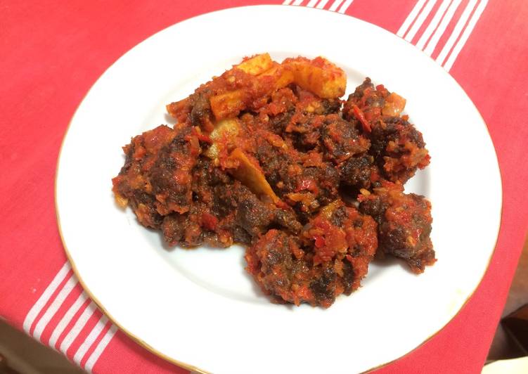 Resep Dendeng Balado Dari Ulfa Affisa