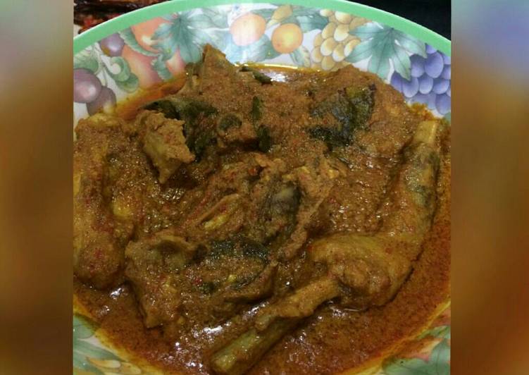 Resep Rendang Ayam Kampung Kiriman dari Echa Fiorwane(gochakitchen)