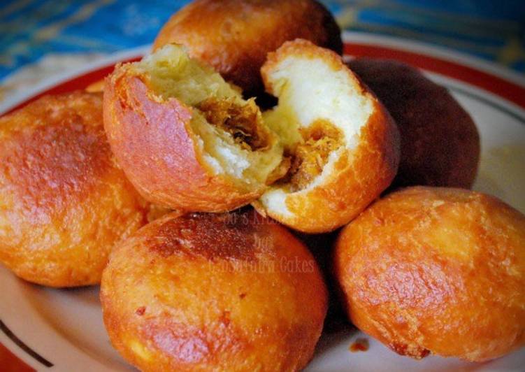 Resep Roti goreng isi enten kelapa By Jojo Cupcakes