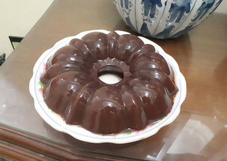 resep Puding Coklat Enak Sederhana