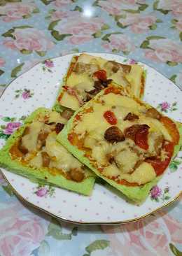 Pizza roti tawar