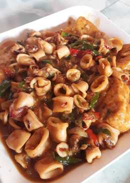 Cumi sambel pedes manis