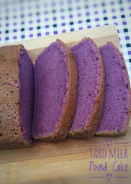 Taro Milk Pound Cake