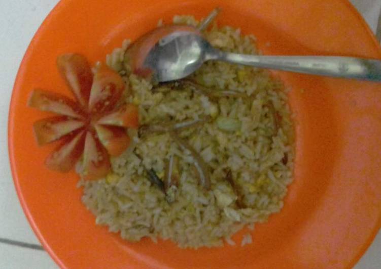 Resep Nasi goreng teri kecap Kiriman dari Laila Nuril Jannah