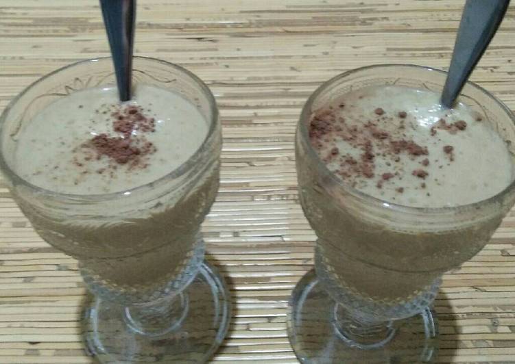 resep masakan Avocado juice with coffee #keto