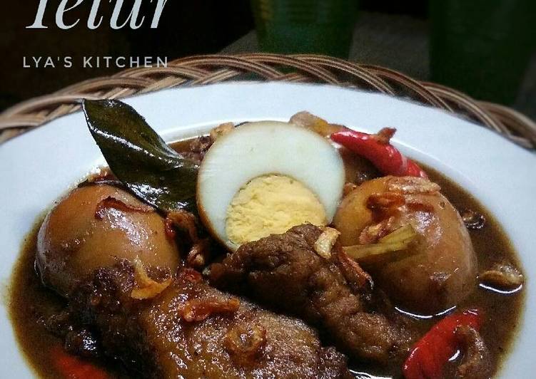 gambar untuk cara membuat Semur Tahu Telur