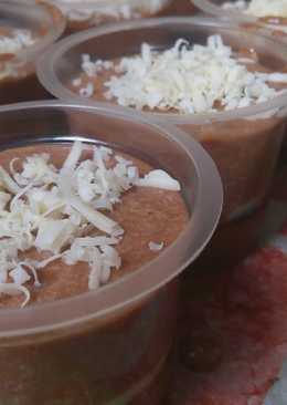 Pudding Coklat Oreo