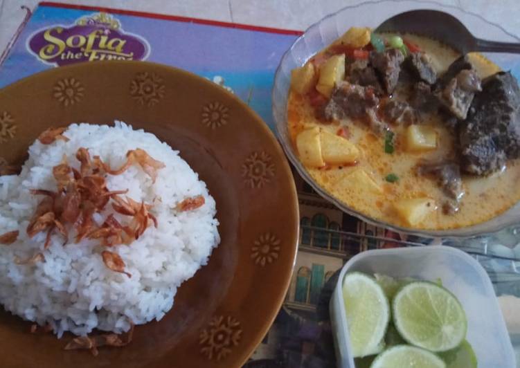  Resep Soto Betawi kuah susu bumbu bamboe oleh Irma Fazri 