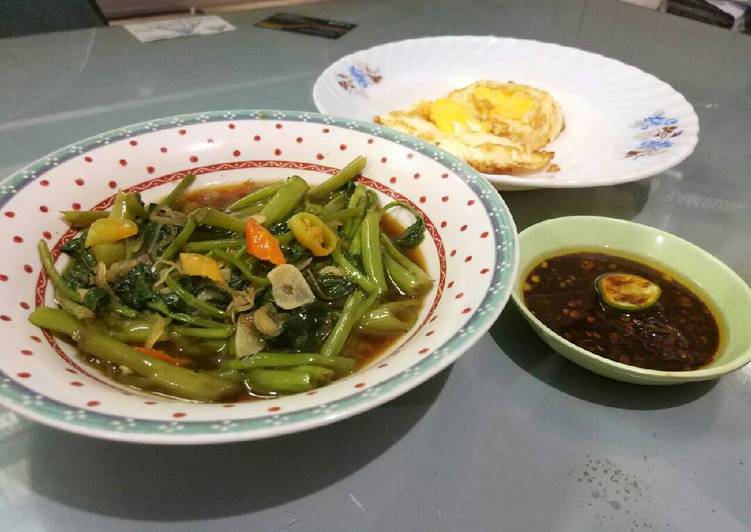 resep lengkap untuk Tumis kangkung