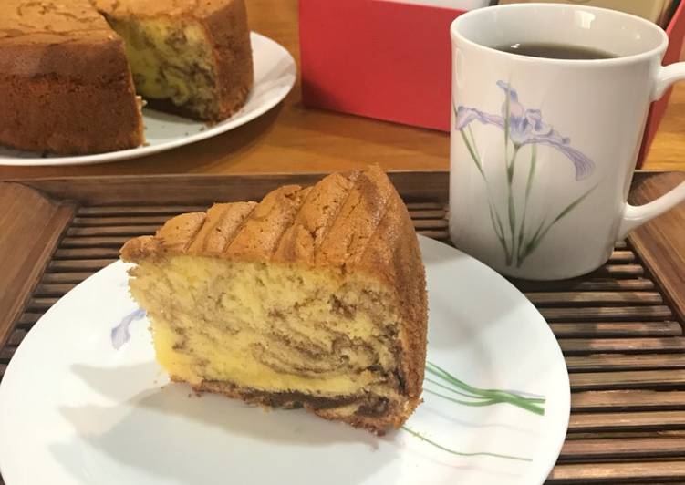 cara membuat Marble Cake