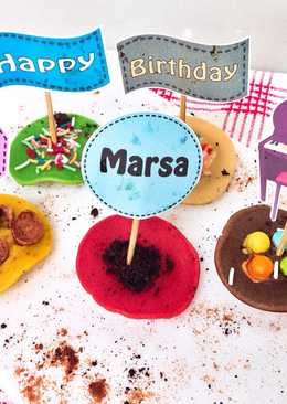 Kue cubit warna warni