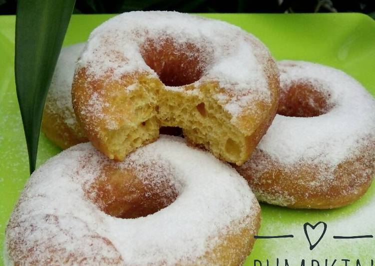 resep lengkap untuk Pumpkin donuts