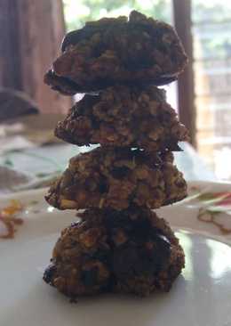 3-ingredients healthy oatmeal cookies